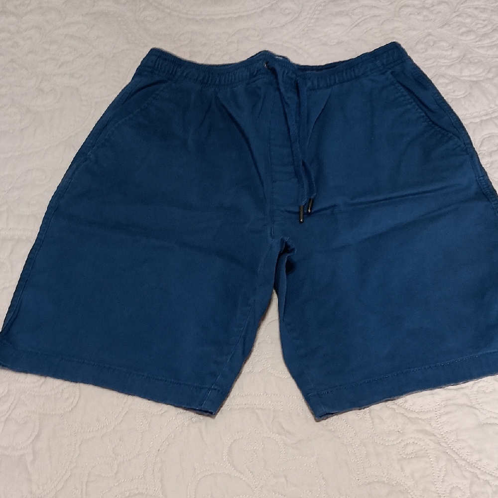 GAP Men's Deep Blue Drawstring Athletic Shorts